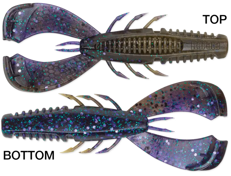 Rapala CrushCity Cleanup Craw – Soft Plastic Crawfish Lure