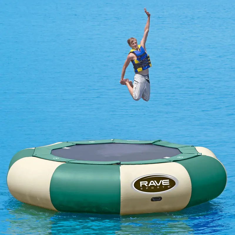 Rave Sports Aqua Jump 150 Northwoods Inflatable Water Trampoline