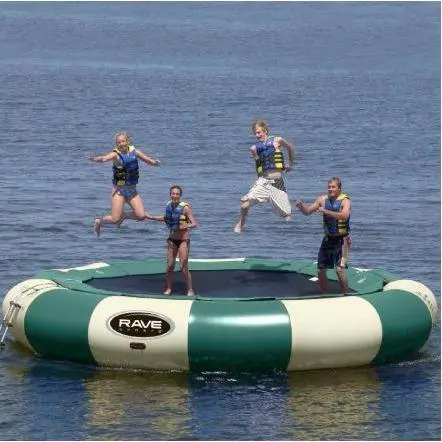 Rave Sports Aqua Jump 200 Northwoods Inflatable Water Trampoline