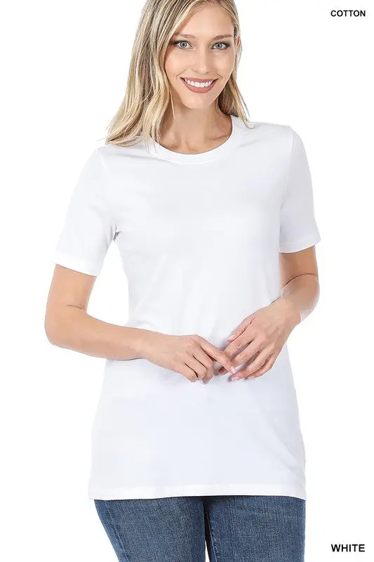 Relaxed-Fit Cotton Crew Neck T-Shirt