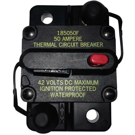 Rhodan Marine 50-Amp Resettable Circuit Breaker