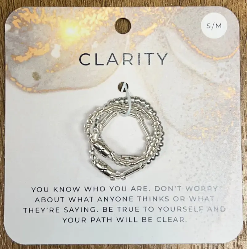 Ring True Clarity Collection – 3-Piece Fidget Ring Set