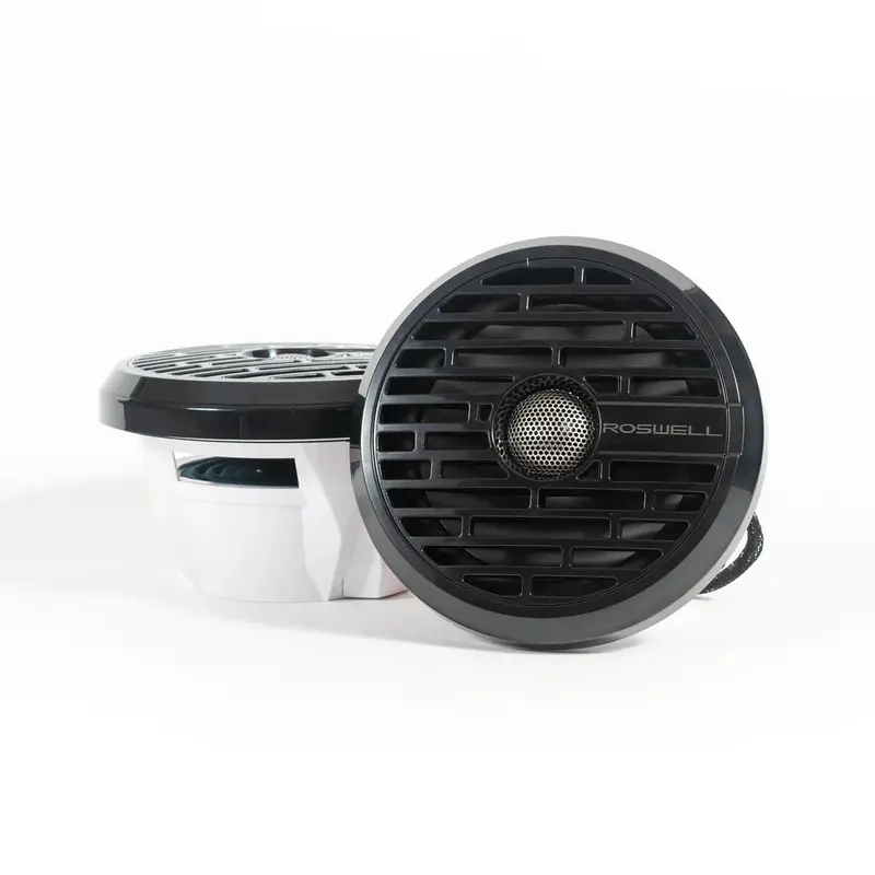 Roswell Marine R1 7.7″ Marine Speakers – Black Grill Edition