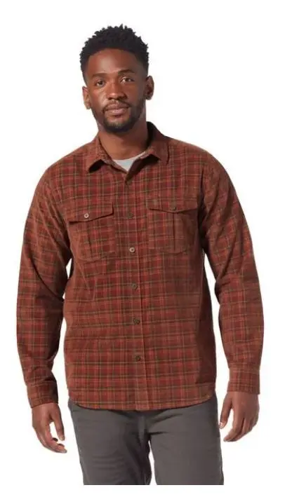 Royal Robbins Covert Cord Cotton Long-Sleeve Shirt for Men