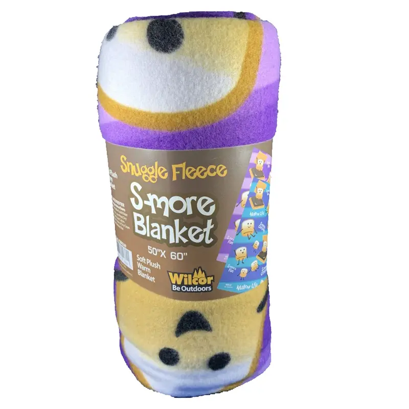 S-More Fleece Blanket – 50×60 Inches, Assorted Designs