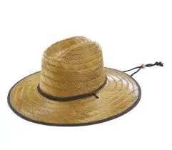 San Diego Hat Co. Men’s Adjustable Straw Sun Hat with Chin Cord