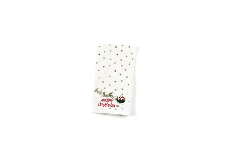 Santa Motif Medium Hand Towel – Village Holiday Collection