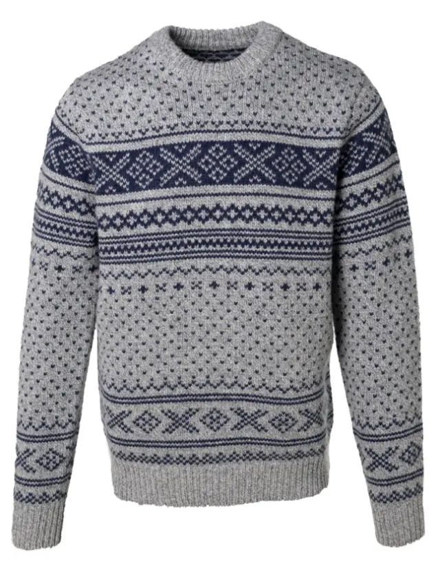 Schott Men’s Icelandic Wool Crew Neck Sweater