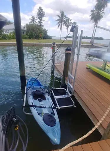 Seahorse Fixed Single-Kayak Dock Launch Platform