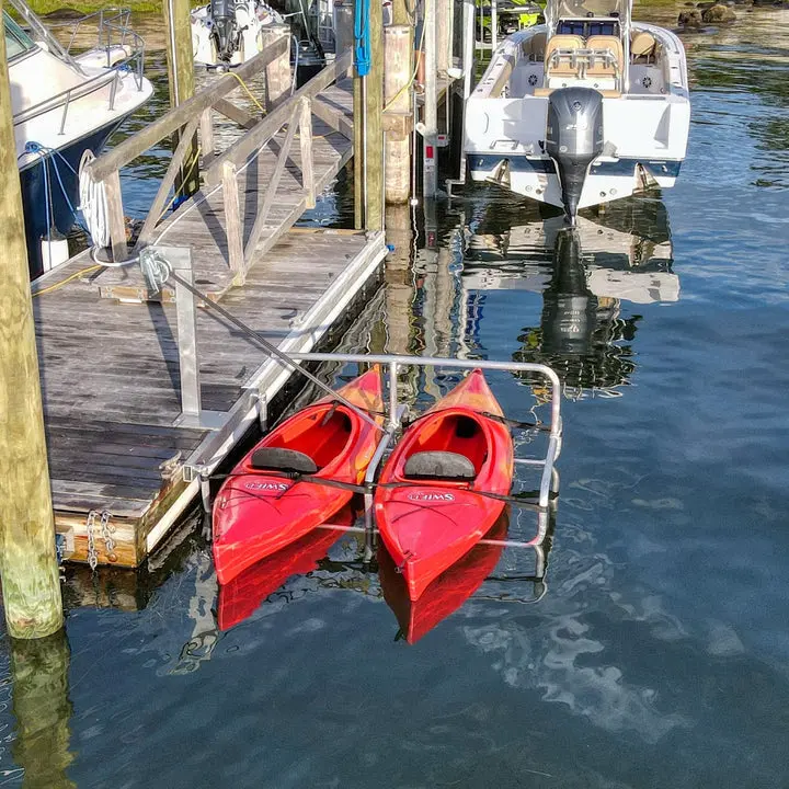 Seahorse Floating Double-Kayak Launch Dock