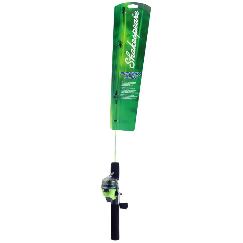 Shakespeare Pitchin Stik – Beginner-Friendly Spin-Cast Fishing Combo Rod & Reel