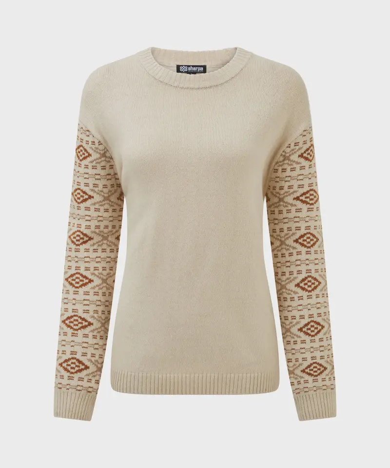 Sherpa Dorje Women’s Crewneck Wool-Blend Sweater