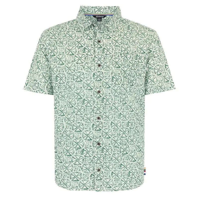 Sherpa Men’s Mancari Short-Sleeve Shirt – Breathable Casual Layer