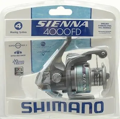 Shimano Sienna SN4000FDC Front-Drag Freshwater Spinning Reel