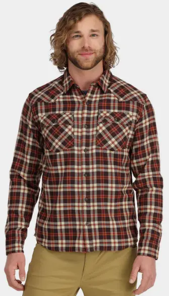 Simms Santee Flannel Shirt for Men – Rugged Casual Plaid Top
