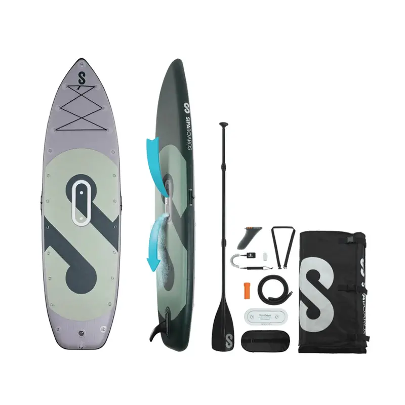 SipaBoards E-Angler Motorized Stand-Up Paddleboard (11 ft)