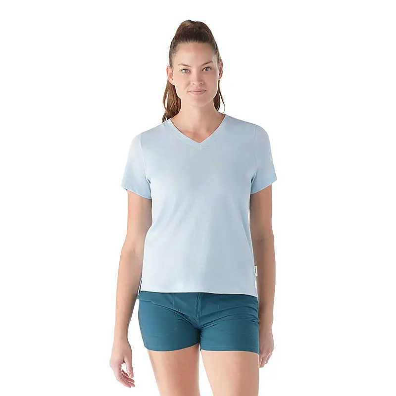 Smartwool Perfect V-Neck Tee – Women’s Merino Wool T-Shirt
