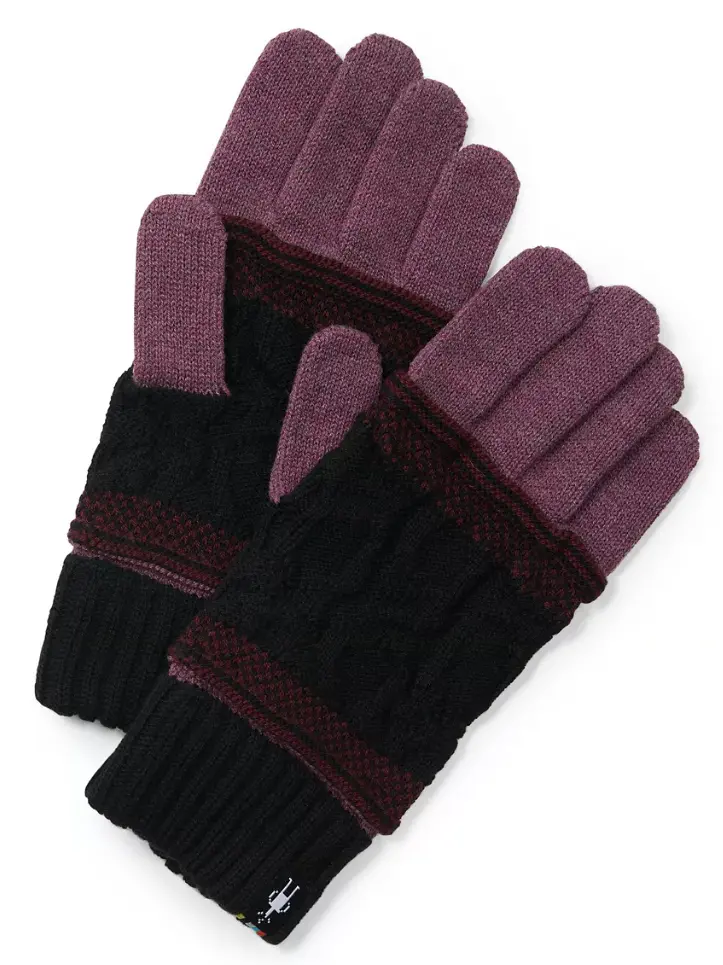 Smartwool Popcorn Cable Knit Gloves