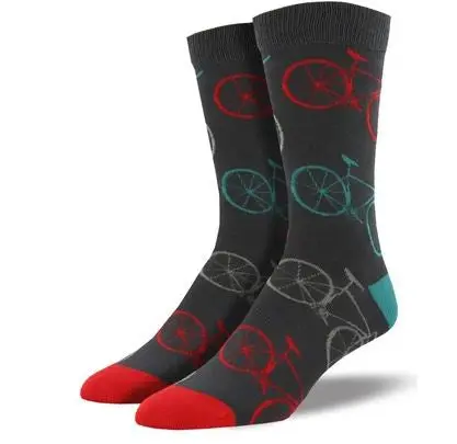 Socksmith Men’s Bamboo Fixie Socks – Eco-Friendly, Moisture-Wicking Casual Socks
