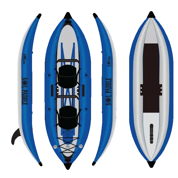 SOL SOLduo Galaxy Tandem Inflatable Kayak
