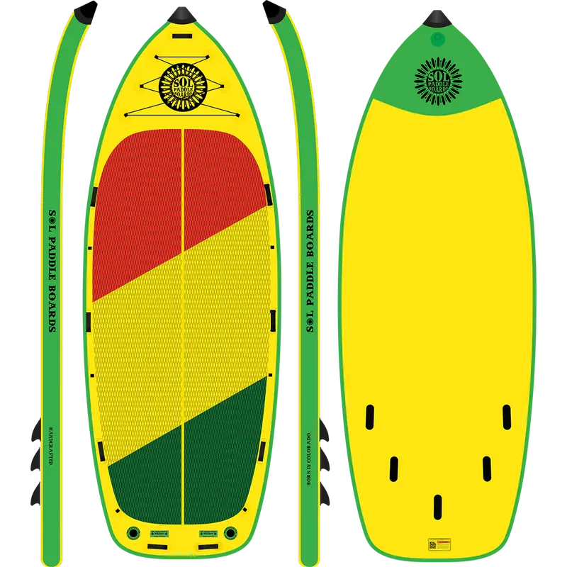 SOL SOLfiesta 15’6″ Extra-Long Inflatable Stand-Up Paddleboard