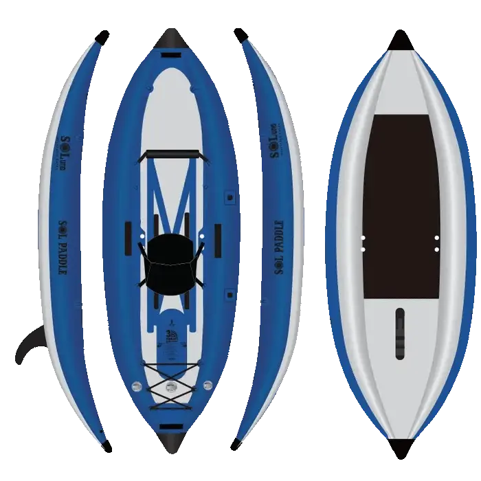 SOL SOLuno Galaxy Solo Inflatable Kayak