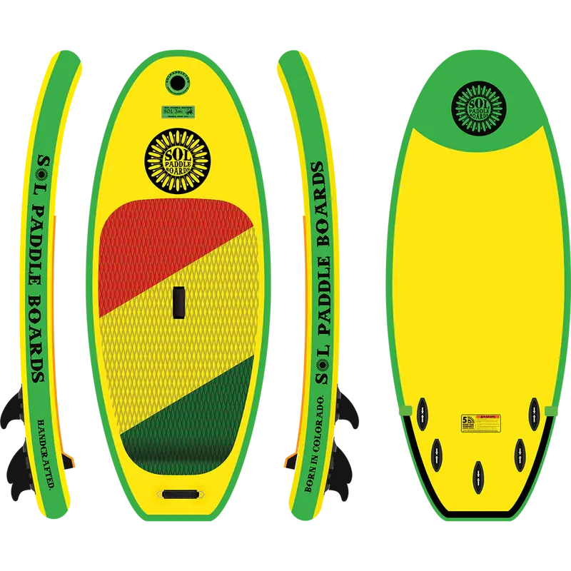 SOLjah Classic 7-Foot Inflatable Stand-Up Paddle Board
