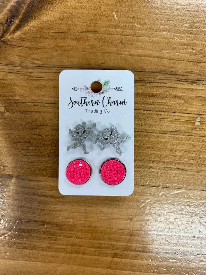 Southern Charm Cupid Stud Earrings (2-Piece)