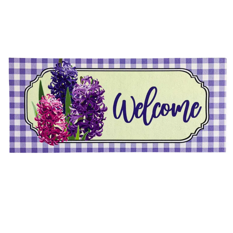 Spring Hyacinth Bloom Sassafras Switch Mat