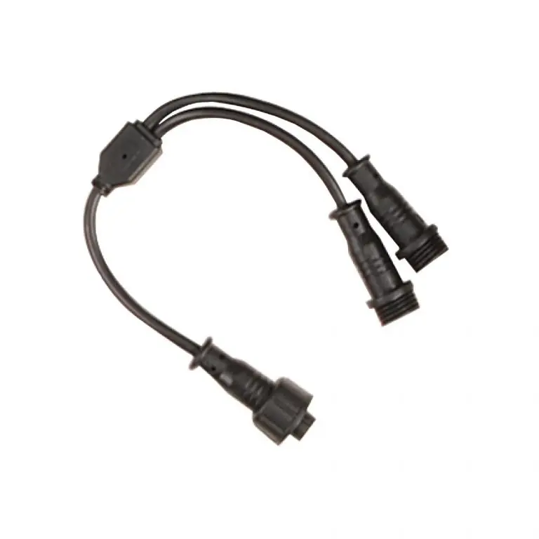 Standard Y-Splitter Cable for Dual-Battery or Dual-Device Power Distribution