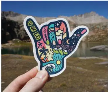 Stoked Expression Vinyl Sticker