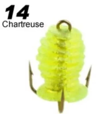 Stopper Chartreuse Catfish Bait Balls – 12-Unit Scented Dough Lure Pack