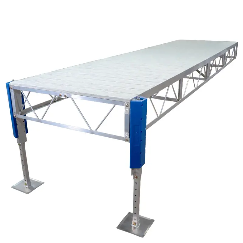 Straight-Design Stationary Jack Dock Platform
