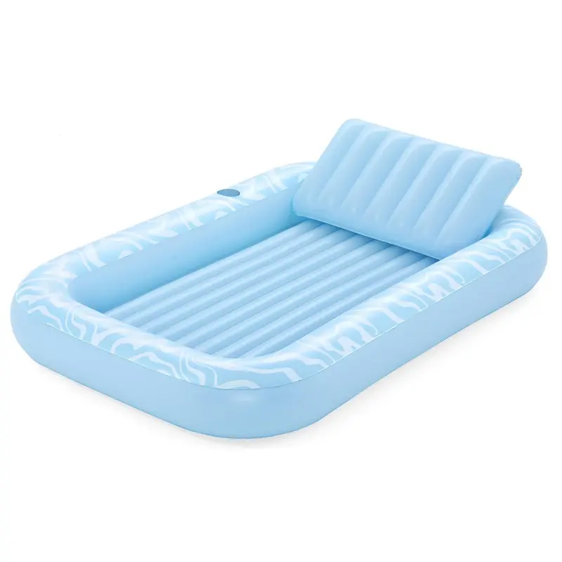 Sun-Kissed Inflatable Tanning Lounge – Poolside Floating Lounger