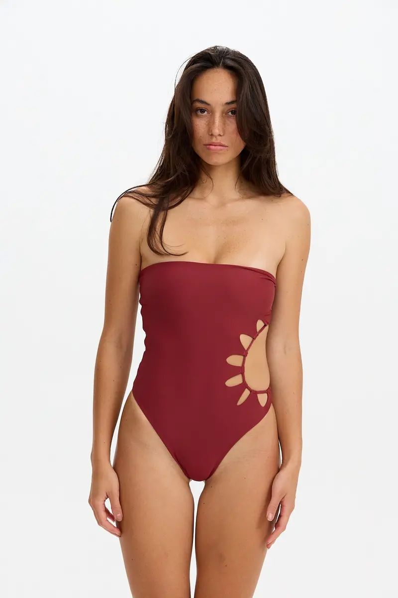 Sunny One-Piece Swimsuit – Cherry Artwork