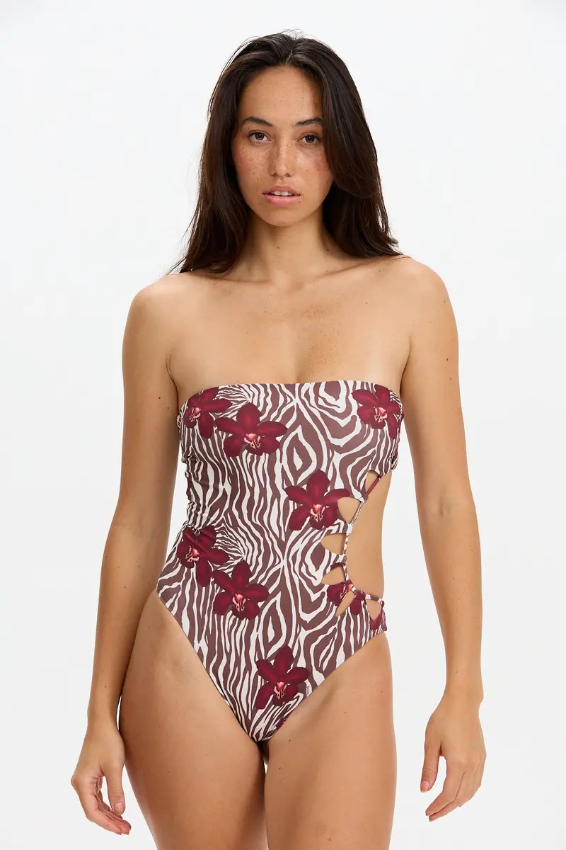 Sunny One-Piece Swimsuit – Diva Print
