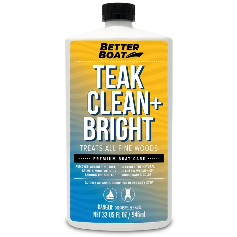 Teak Restoration Kit – Cleaner & Brightener Combo