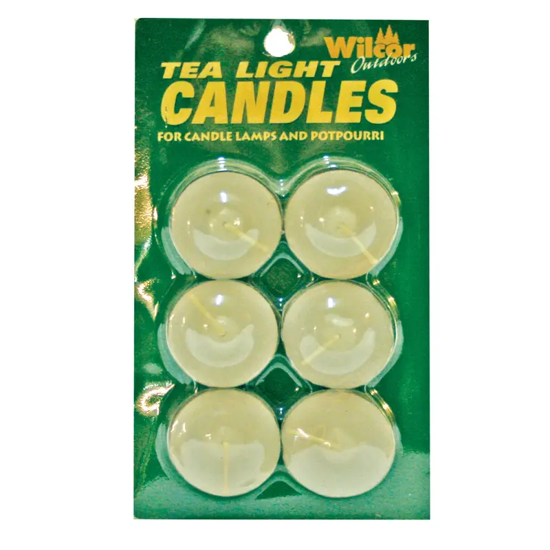 Tealight Candles in Assorted Tin Holders