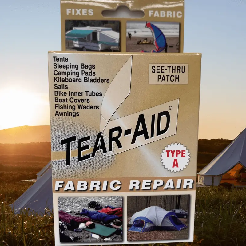 Tear-Aid Reinforced Canvas Repair Patches – Self-Adhesive & Waterproof