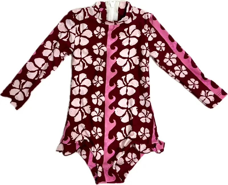 Tiare Keiki One-Piece Swimsuit – Papeete Print