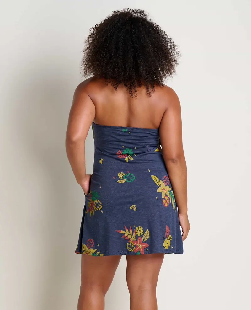 Toad & Co Plumeria Halter Dress – Women’s Tropical-Inspired Summer Dress