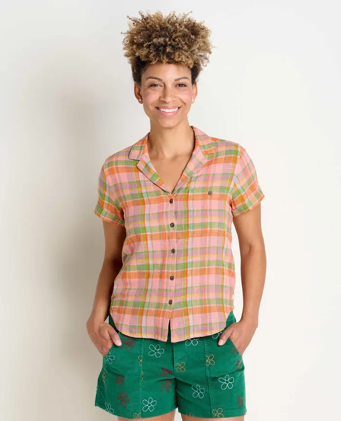 Toad & Co Women’s Camp Cove Short-Sleeve Shirt – Travel-Ready Casual Wear