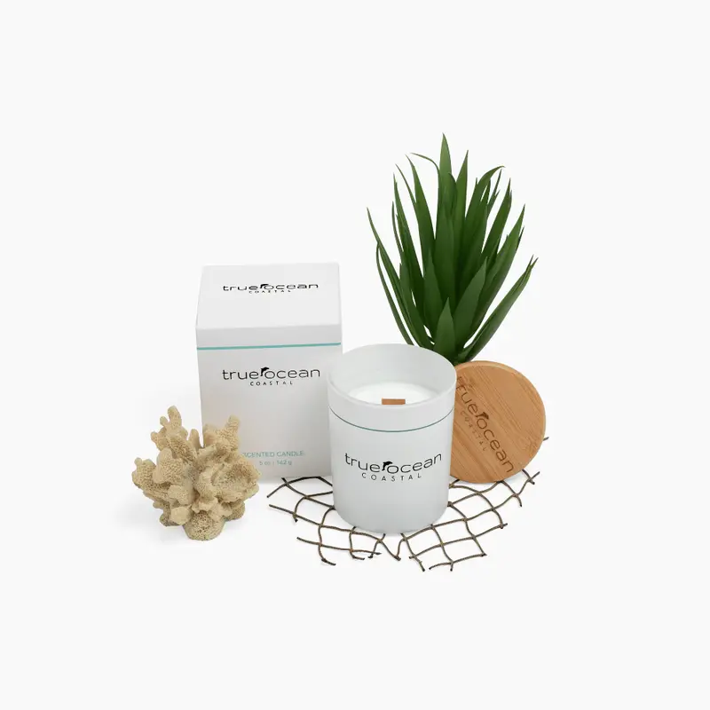 True Ocean Coastal Scented Soy Candle – Ocean Breeze Fragrance