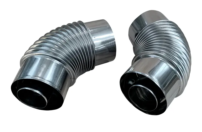 Twin-Wall 45° Flue Elbow Set (Pair) – Firebox Stove Compatible