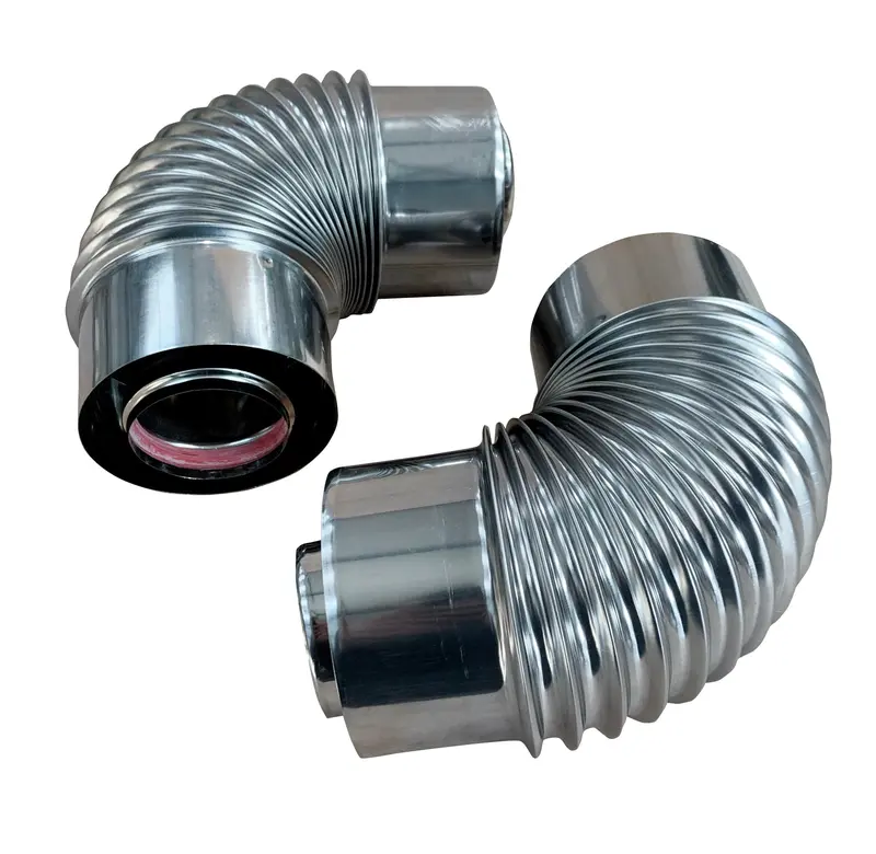 Twin-Wall 90° Flue Elbow Set (Pair) – Firebox Stove Compatible