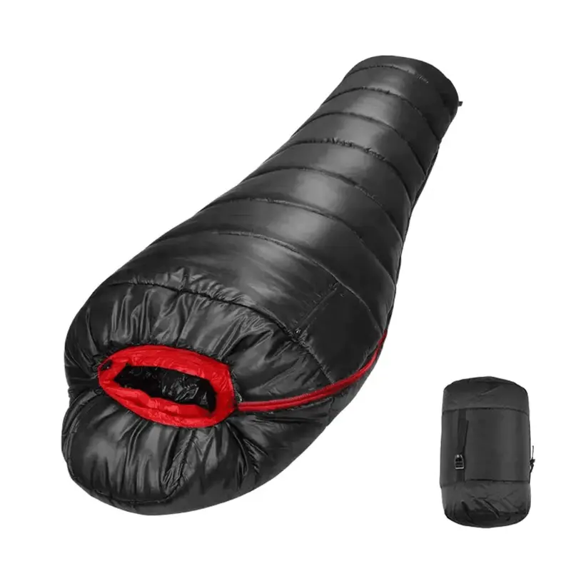 Ultralight Goose Down Mummy Sleeping Bag for Backpacking