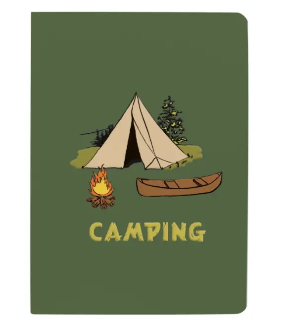 Unemployed Philosopher Guild Camping Notebook – Field Journal with Wilderness Themes