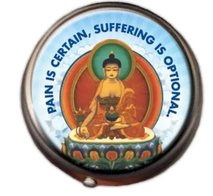 Unemployed Philosophers Guild Buddha Pill Organizer Box