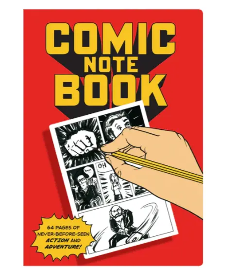 Unemployed Philosophers Guild Comic Book-Themed Notebook