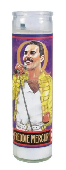 Unemployed Philosophers Guild Freddie Mercury Secular Saint Scented Candle